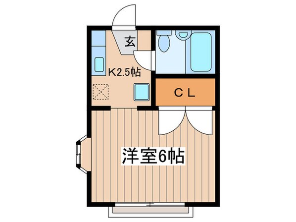 グリ－ンハイツの物件間取画像